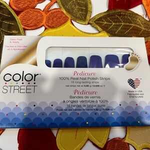 Color Street Evening Sky Pedicure Nail Strips